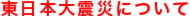 東日本大震災について