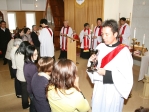 聖餐式・陪餐のようす